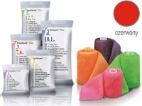 3M Scotchcast Plus (lekki gips) - sztywna opaska stabilizująca 7,6cm x 3,6m - czerwony