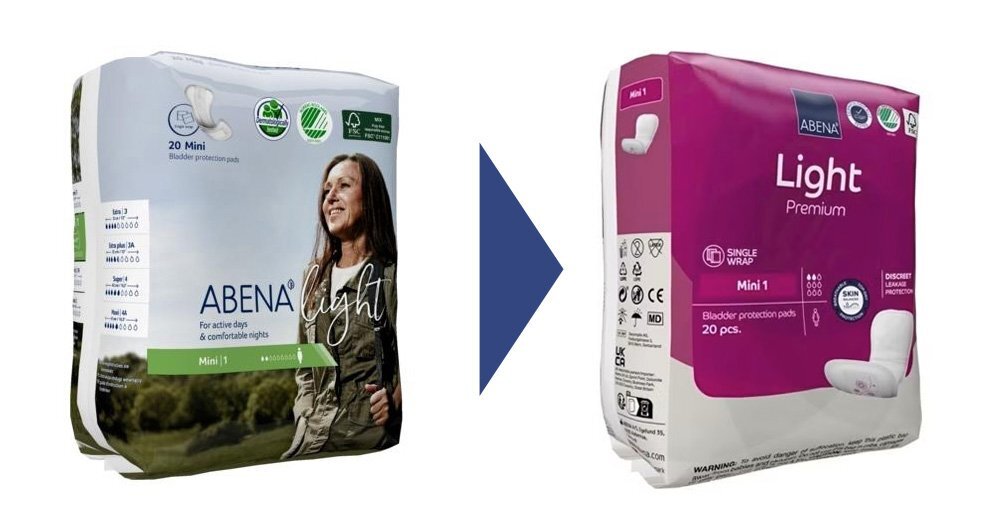 ABENA Light Premium Mini - wkładki higieniczne 20szt.