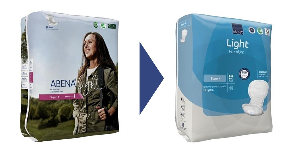 ABENA Light Premium Super - wkładki chłonne / podpaski 30 szt.