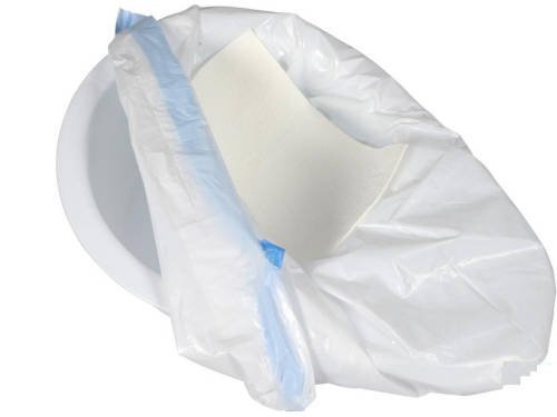 ABRI-BAG Worek z wkładem chłonnym na basen, nocnik, krzesło toaletowe 2 szt.