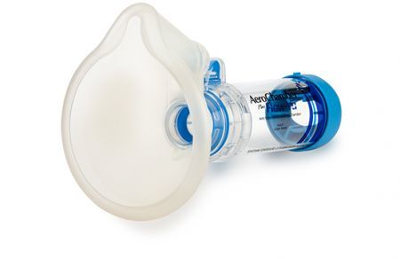 AeroChamber Plus Flow-Vu z maseczką dla dorosłych - inhalator