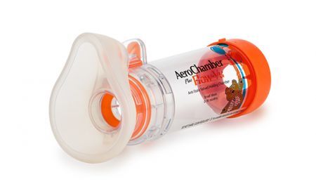 AeroChamber Plus Flow-Vu z maseczką dla niemowląt - inhalator