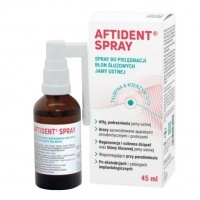 AFTIDENT Spray do pielęgnacji błon śluzowych jamy ustnej 45ml