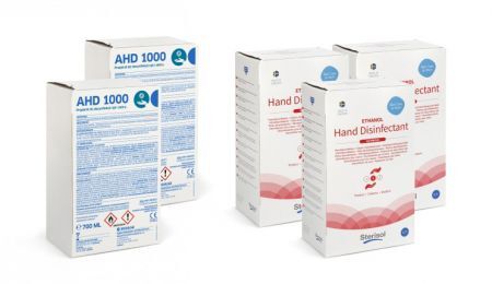 AHD 1000 STERISOL płyn do dezynfekcji rąk i skóry - 700ml (2szt) + Ethanol Sterisol (3szt)
