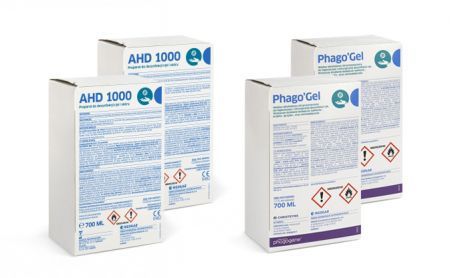AHD 1000 STERISOL płyn do dezynfekcji rąk i skóry - 700ml (2szt) + Phago'Gel Sterisol (2szt)