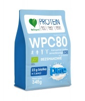 Aliness BeOrganic WPC80 Koncentrat białka serwatkowego BIO w proszku - pure- 345g