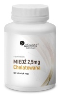 Aliness Miedź Chelatowana 2,5mg VEGE - 100 tabl.