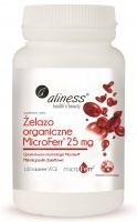 Aliness Żelazo organiczne MicroFerr® 25mg VEGE - 100 tabl.