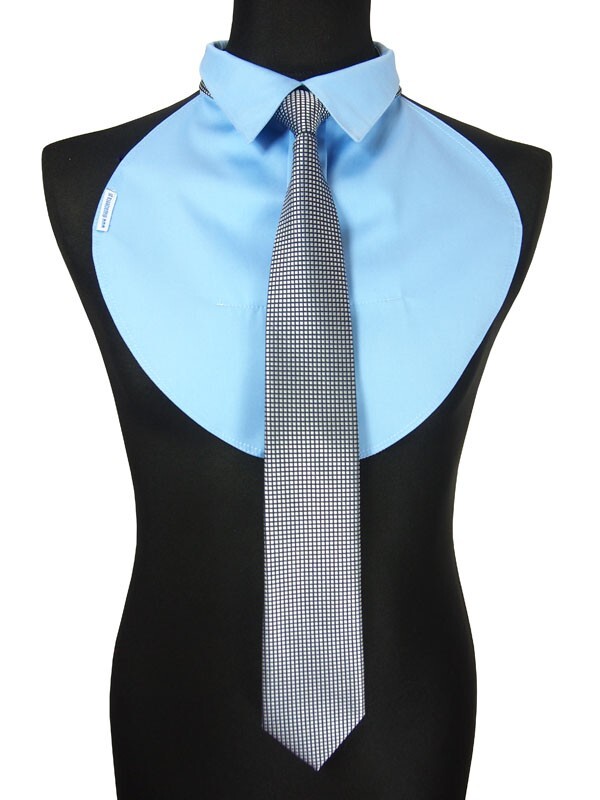 Apaszka osłonowa po tracheotomii i laryngektomii z kołnierzykiem i kieszonką - z zakładką