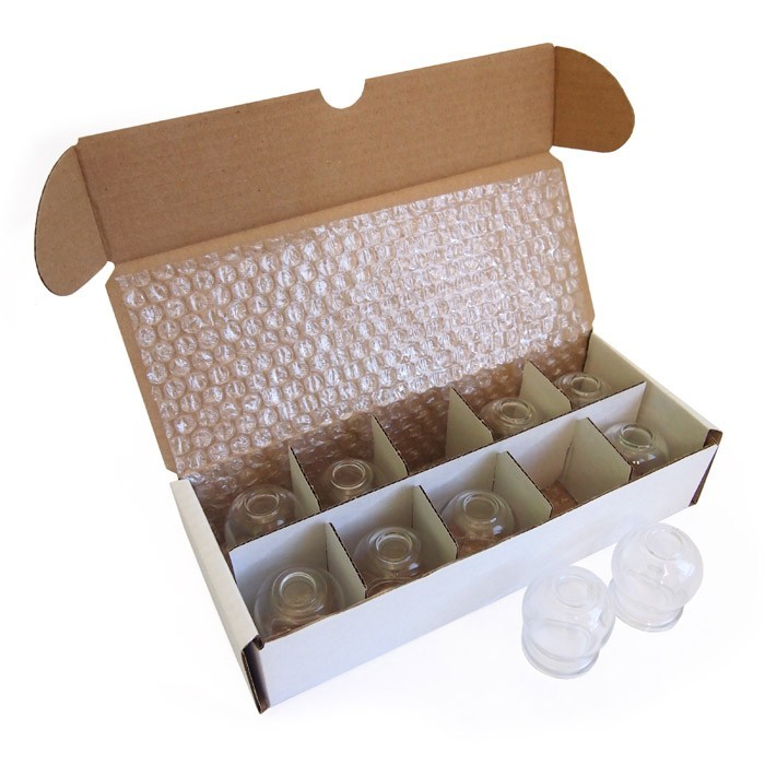 Bańki szklane ogniowe tzw. lekarskie 10 szt.