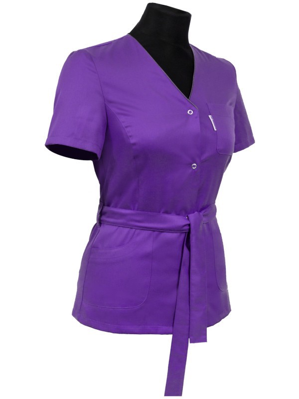 Bluza damska z baskinką - dekolt SZPIC 424