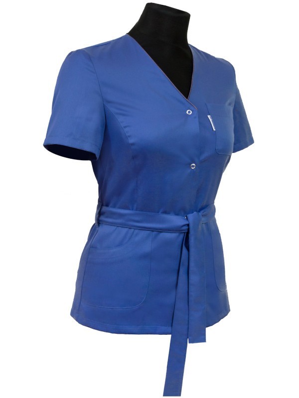 Bluza damska z baskinką - dekolt SZPIC 424