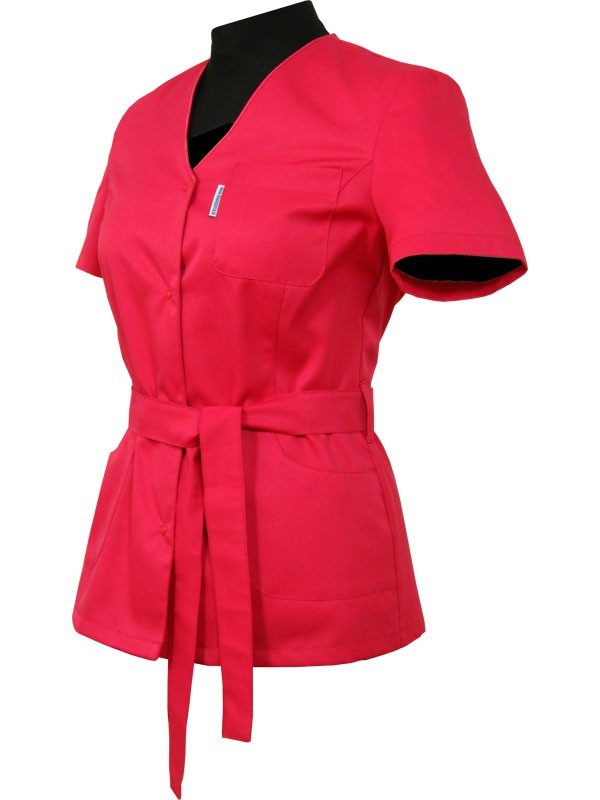 Bluza damska z baskinką - dekolt SZPIC 424