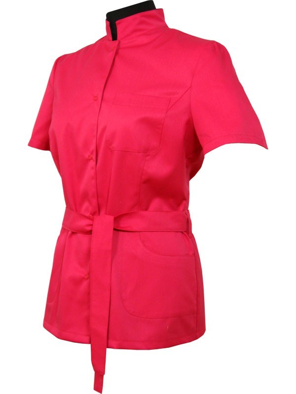 Bluza damska z baskinką - kołnierz STÓJKA 409