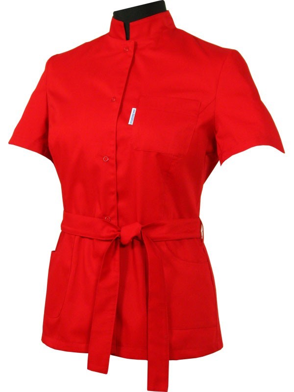 Bluza damska z baskinką - kołnierz STÓJKA 409