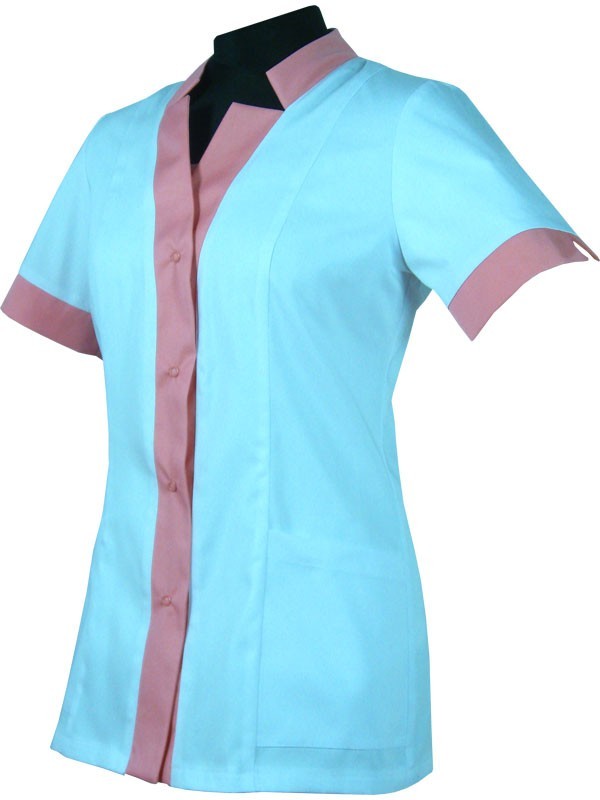 Bluza medyczna damska - 018+ POLA dwukolorowa