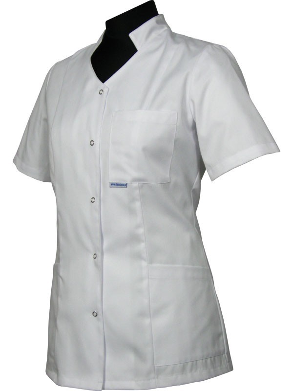 Bluza medyczna dla pielęgniarki 011 - stójka leżąca