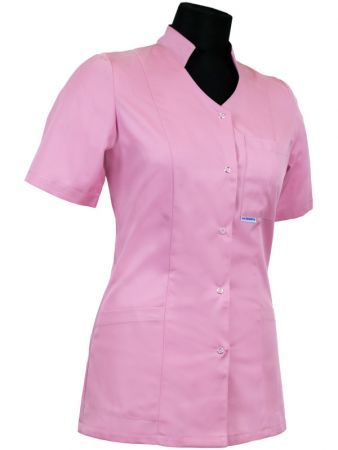 Bluza medyczna dla pielęgniarki 011 - stójka leżąca