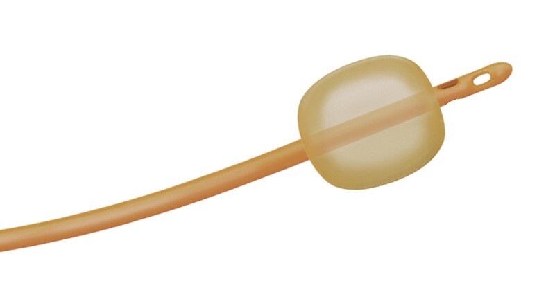 Cewnik wewnętrzny Foley silikonowany RÜSCH AMBER - hematuria, krwiomocz CH16 - 189230