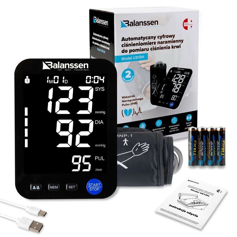 Ciśnieniomierz automatyczny naramienny Balanssen U81RH