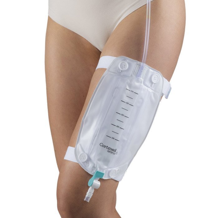 CORTMED Worek do zbiórki moczu na nogę z drenem 50cm Larena Leg Bag 500ml - 25110130