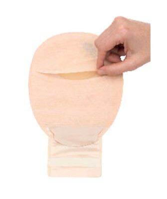 Dansac NOVALIFE 1 Maxi - worki kolostomijne otwarte 1 częściowe, cieliste z okienkiem 9150-10 - 10szt.