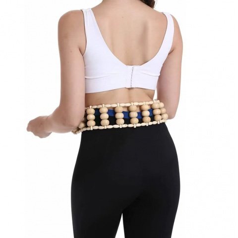 Drewniany sznur - pas do masażu ciała