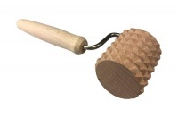 Drewniany wałek - ergonomiczny masażer z rączką