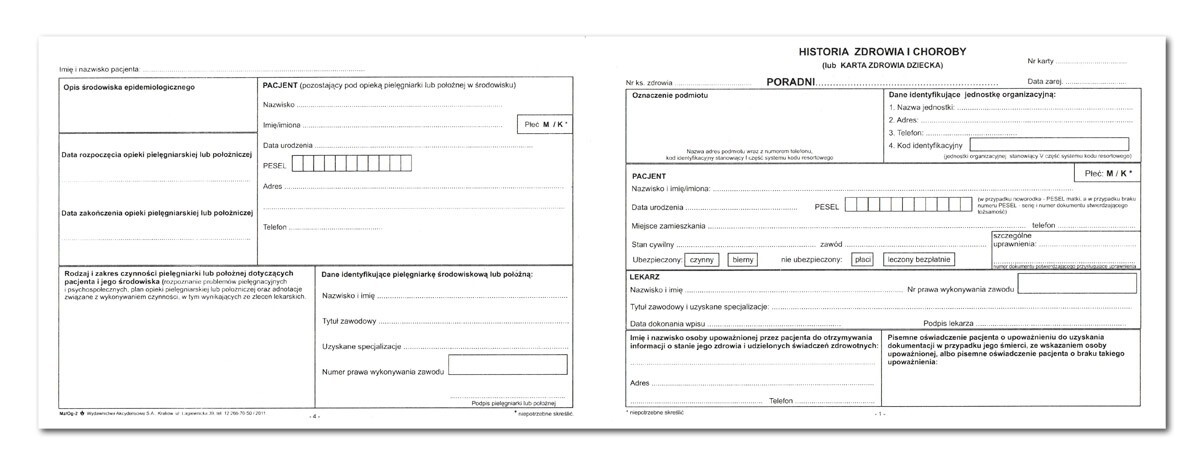 Druki - Historia zdrowia i choroby Og-2/N