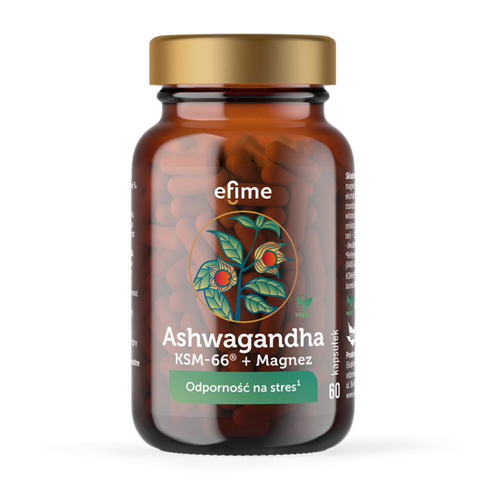 EkaMedica Efime Ashwagandha witania ospała - 60 kaps.