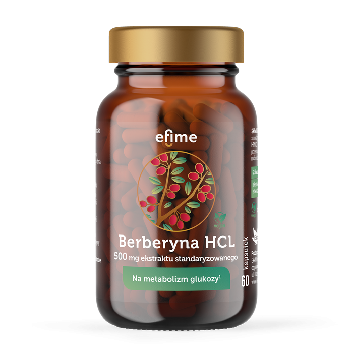 EkaMedica Efime Berberyna ekstrakt z korzenia berberysu - 60 kaps.