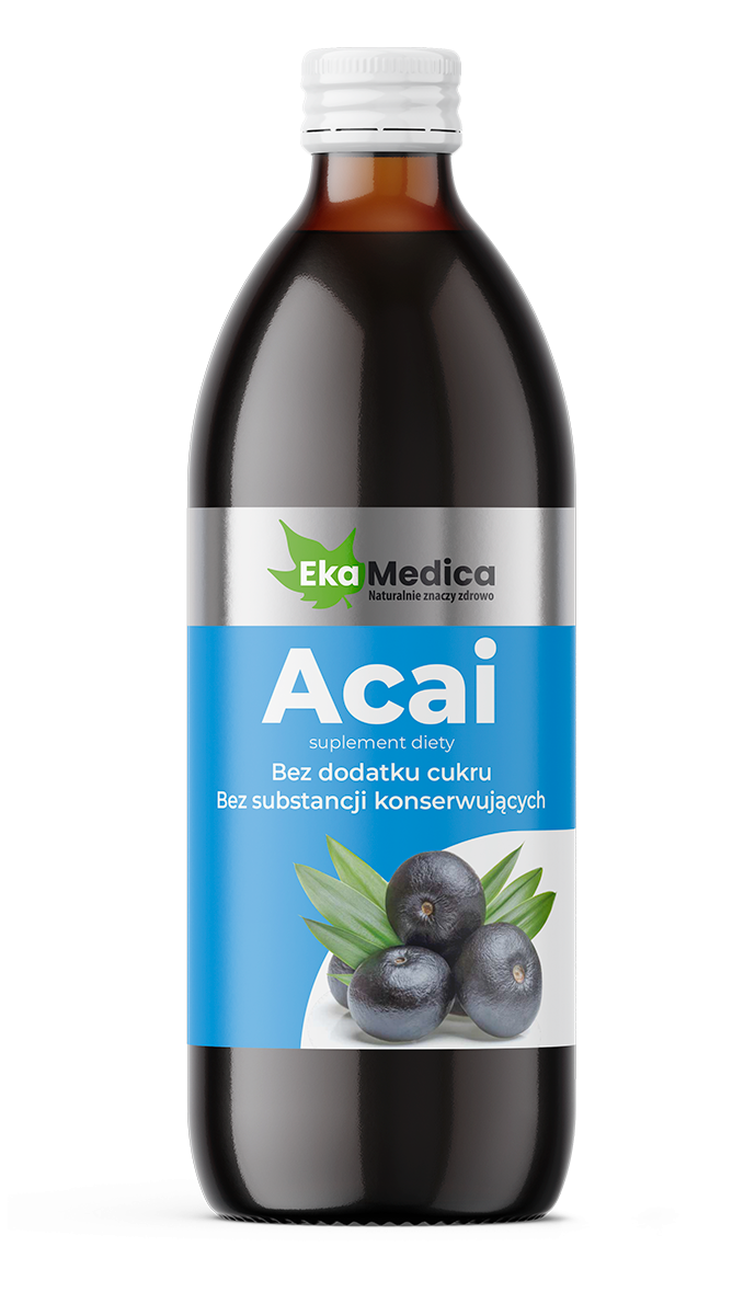 EkaMedica EKA Acai Sok z Acai bez konserwantów - 500ml