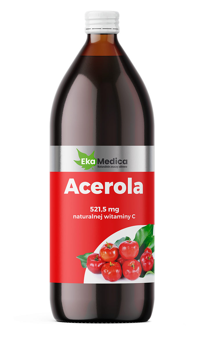 EkaMedica EKA Acerola Sok z Aceroli bez konserwantów - 1000ml
