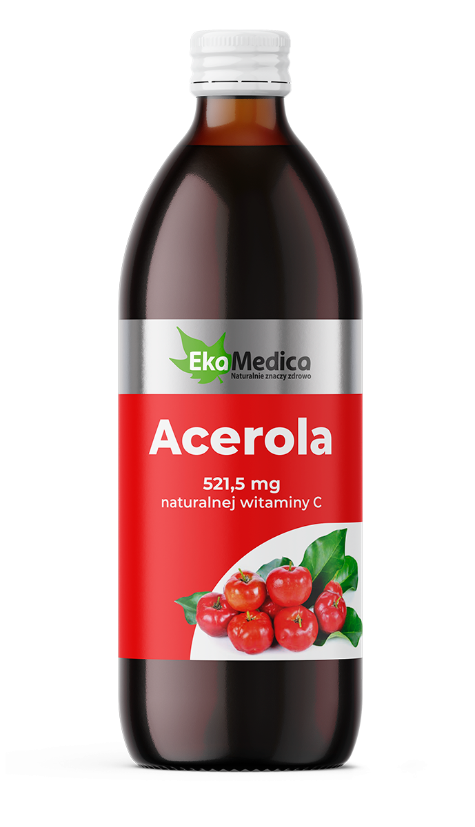 EkaMedica EKA Acerola Sok z Aceroli bez konserwantów - 500ml