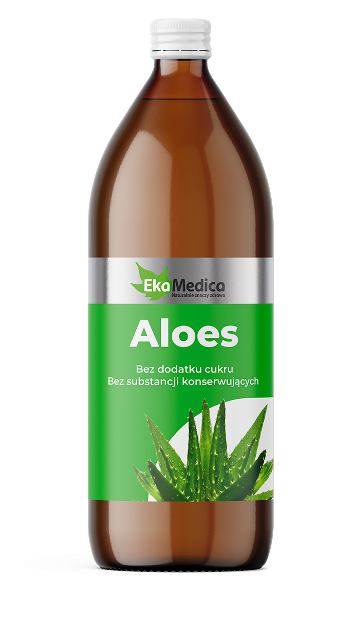 EkaMedica EKA Aloes Sok z Aloesu bez konserwantów - 1000ml