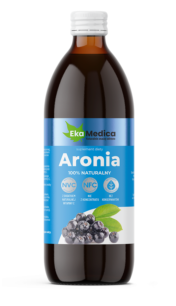 EKAMEDICA EKA Aronia Sok z Aronii NFC bez konserwantów - 500 ml