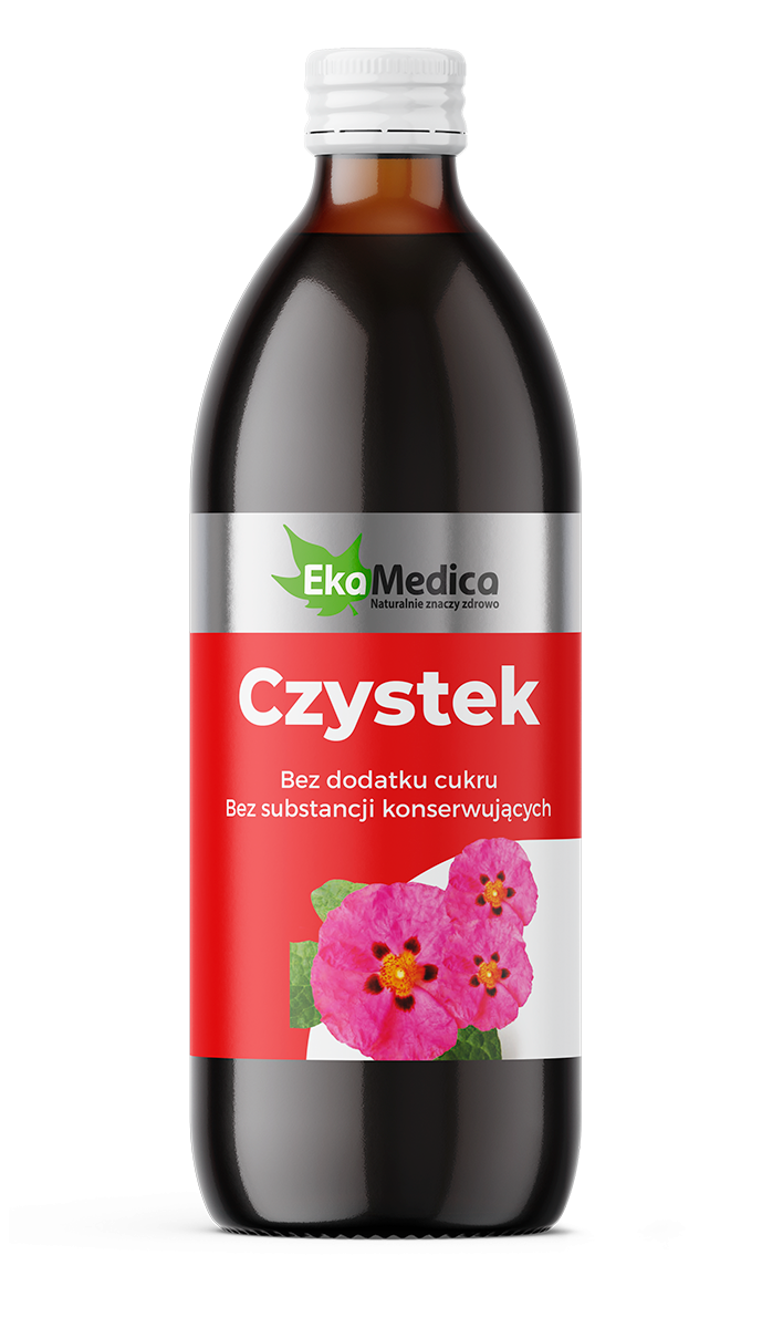 EkaMedica EKA Czystek Sok z Czystka bez konserwantów - 500ml