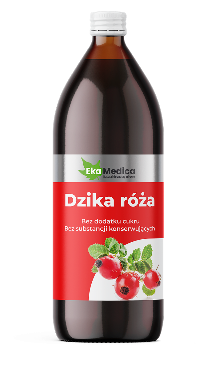 EkaMedica EKA Dzika róża Sok z Dzikej róży bez konserwantów - 1000ml