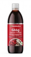 EkaMedica EKA Głóg Sok z Głogu z owoców i kwiatów bez konserwantów - 500ml