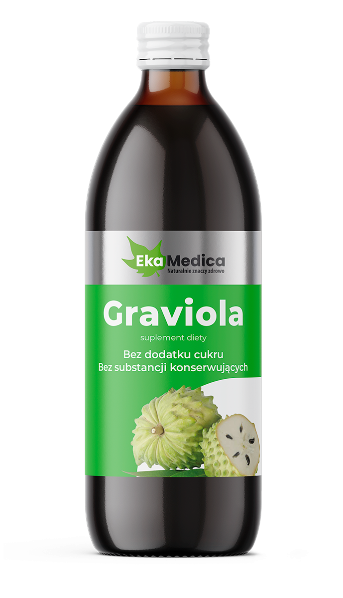 EkaMedica EKA Graviola Sok z Gravioli bez konserwantów - 500ml
