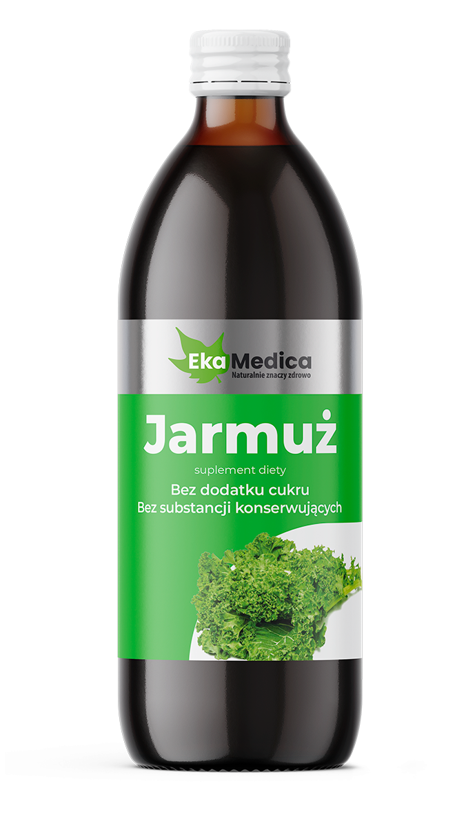 EkaMedica EKA Jarmuż Sok z Jarmużu bez konserwantów - 500ml