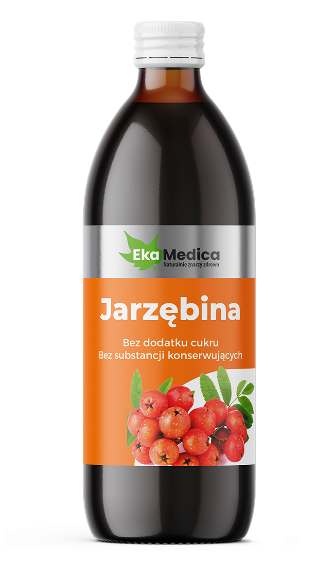 EkaMedica EKA Jarzębina Sok z Jarzębiny bez konserwantów - 500ml
