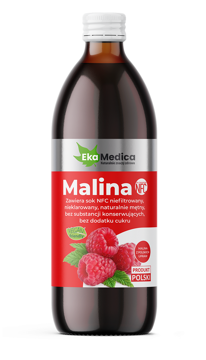EkaMedica EKA Malina NFC Sok z Maliny bez konserwantów - 500ml
