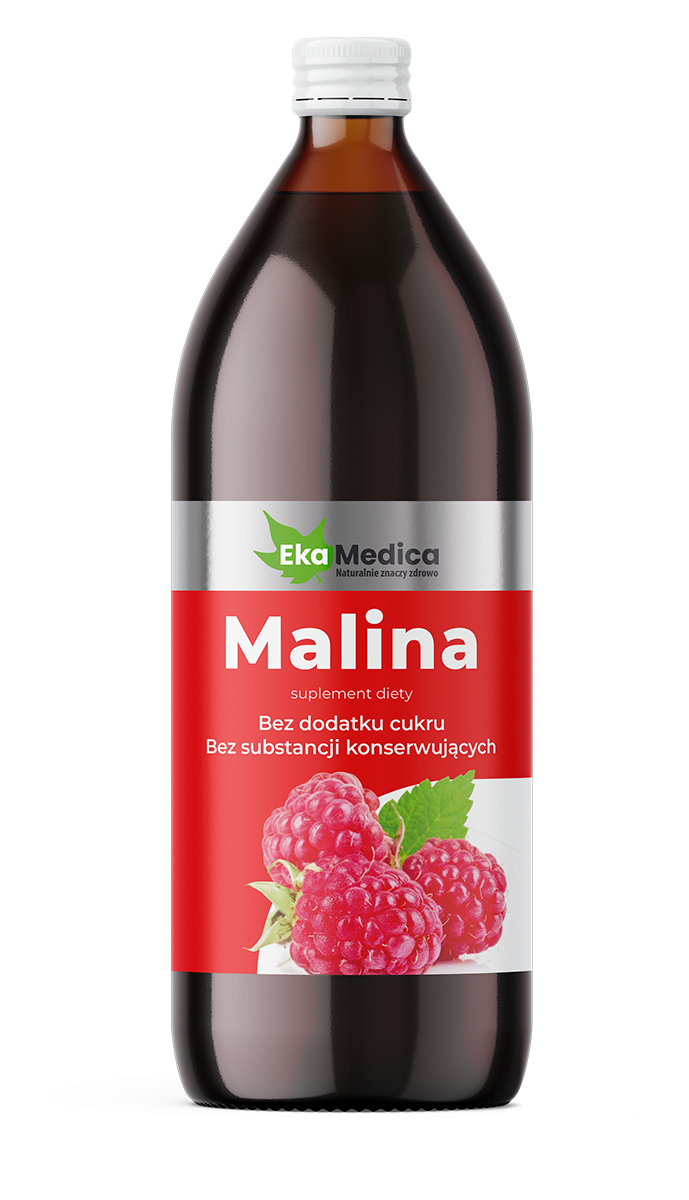 EkaMedica EKA Malina Sok z Maliny bez konserwantów - 1000ml