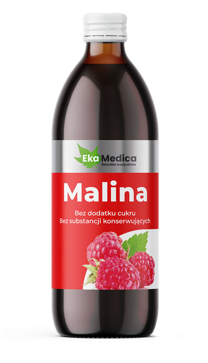 EkaMedica EKA Malina Sok z Maliny bez konserwantów - 500ml
