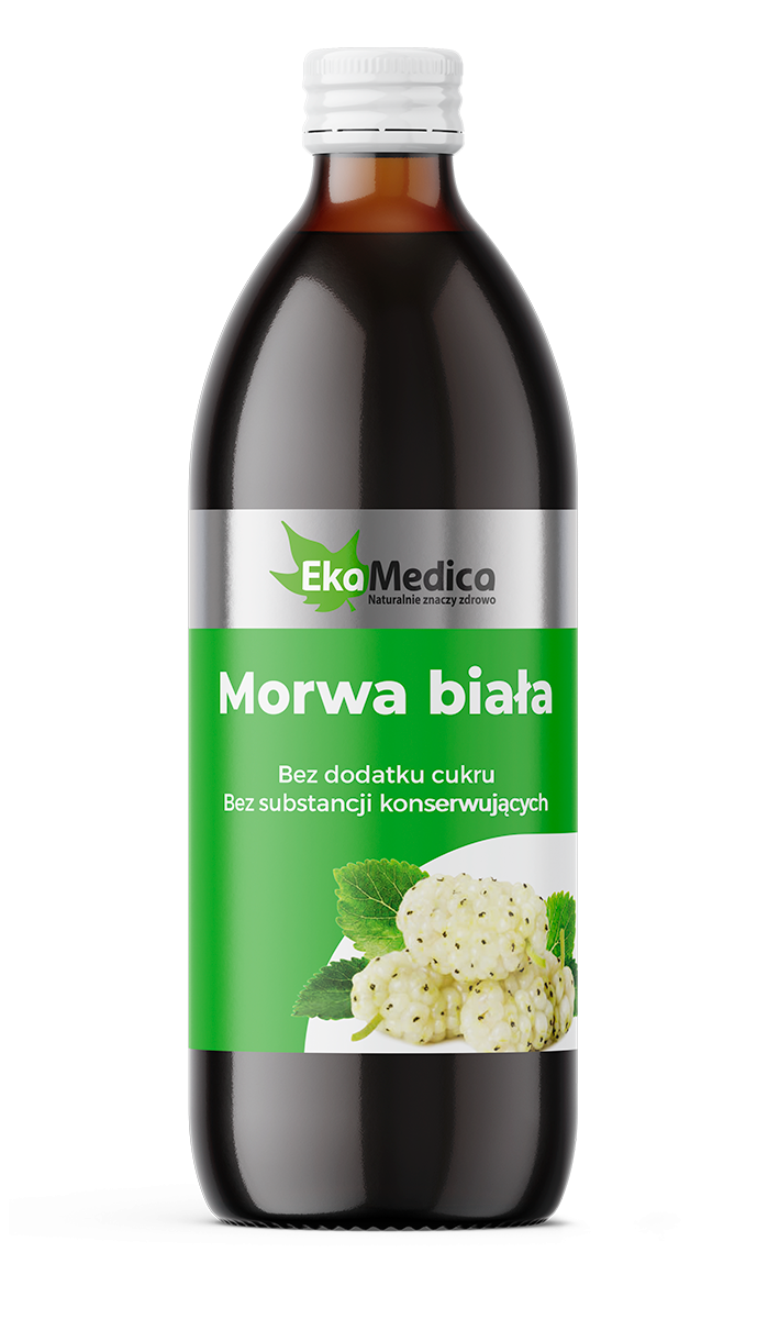 EkaMedica EKA Morwa biała Sok z Morwy białej bez konserwantów - 500ml