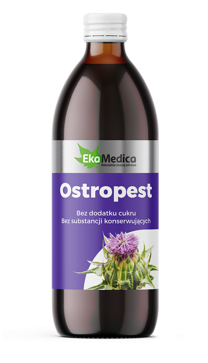 EkaMedica EKA Ostropest Sok z Ostropestu bez konserwantów - 500ml