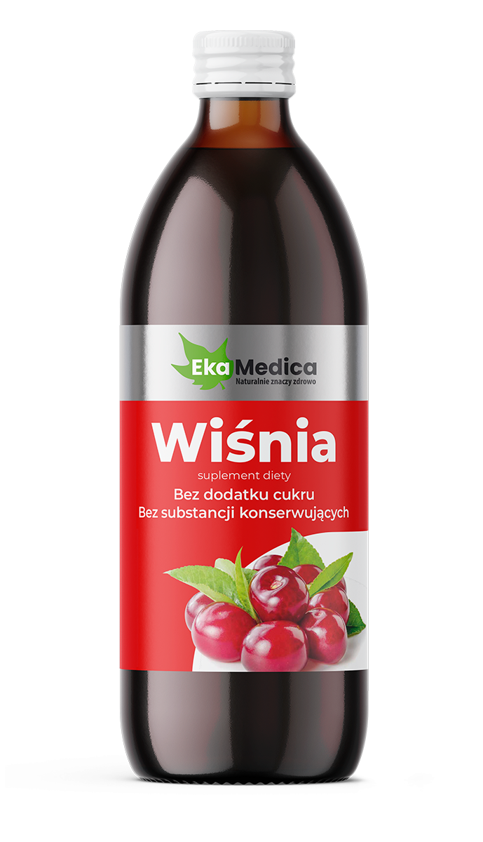 EkaMedica EKA Wiśnia Sok z Wiśni bez konserwantów - 500ml