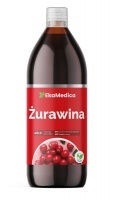 EkaMedica EKA Żurawina Sok z Żurawiny bez konserwantów - 1000ml