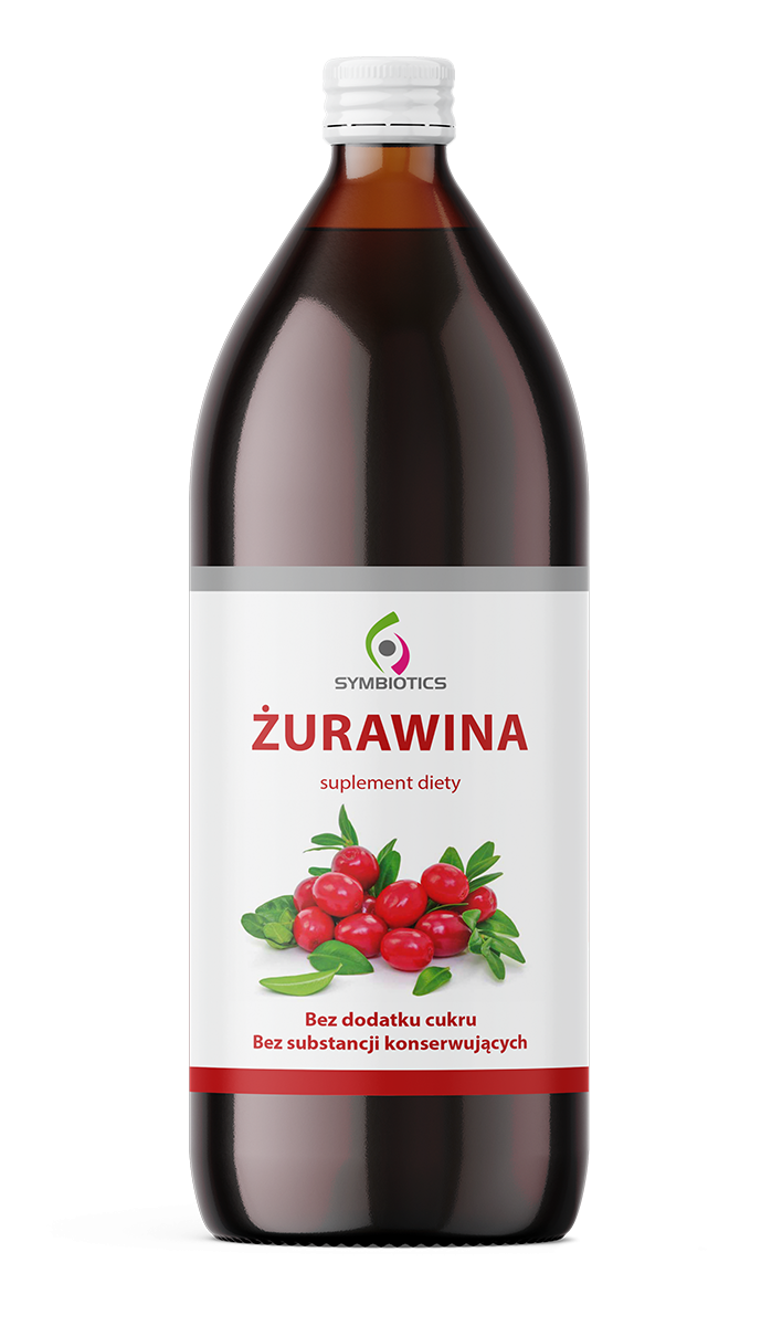 EkaMedica Symbiotics Sok z Żurawiny bez konserwantów - 1000ml